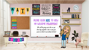 Math Bitmoji Classroom 